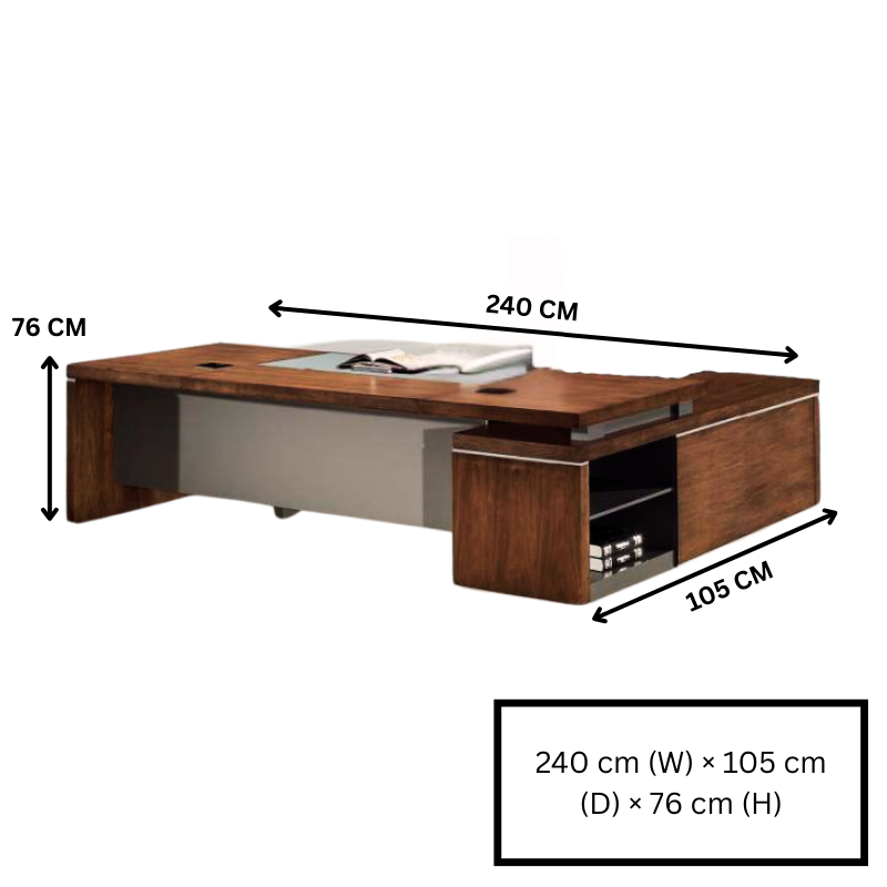 FTMGC Executive Boss Table Modern Office Desk