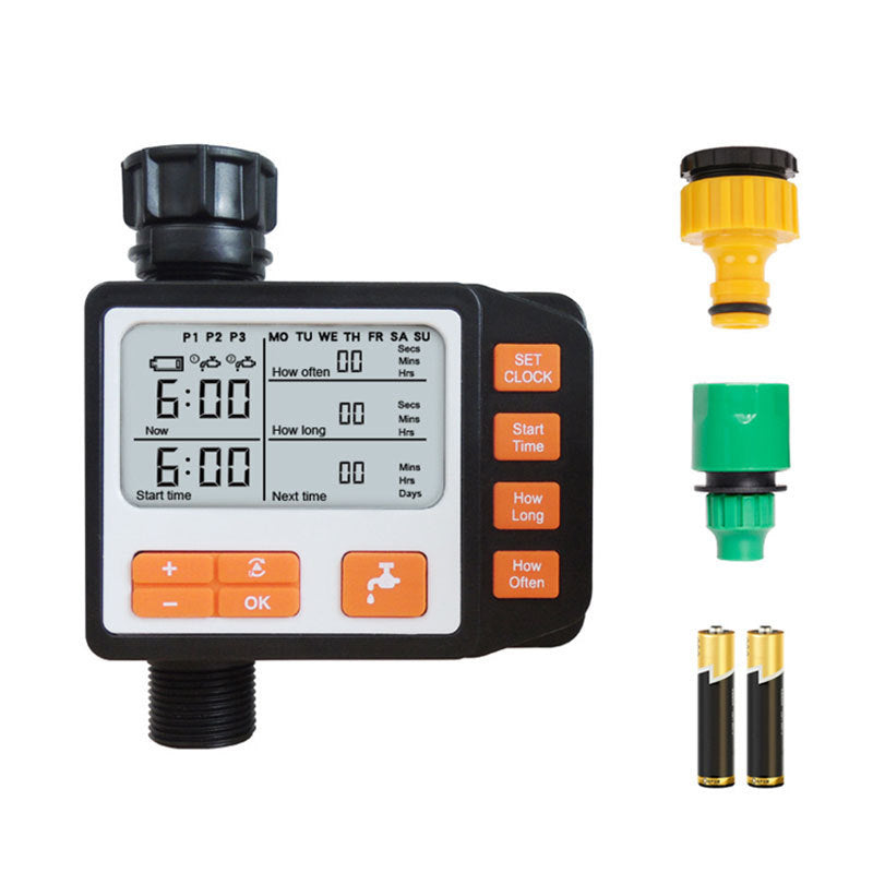 Garden Watering Timer Outdoor Automatic Electronic Watering Timer Irrigation Water Timeing Controller System - Furniture Things