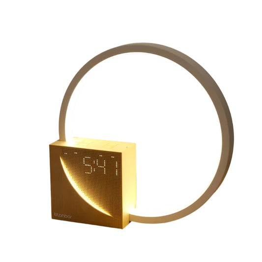 Bedside Lamp with Touch Alarm Clock & Natural Sounds - Furniture Things