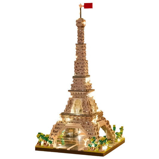 FTEX LED Eiffel Tower Micro Mini Building Blocks Set