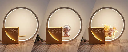 Bedside Lamp with Touch Alarm Clock & Natural Sounds - Furniture Things