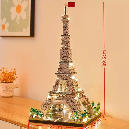 FTEX LED Eiffel Tower Micro Mini Building Blocks Set