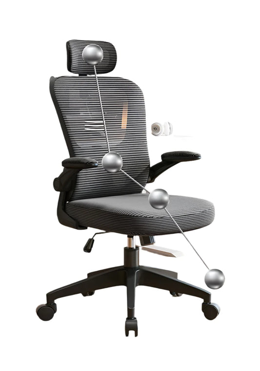 Office Chair with Lift Computer Lumbar Support - Furniture Things