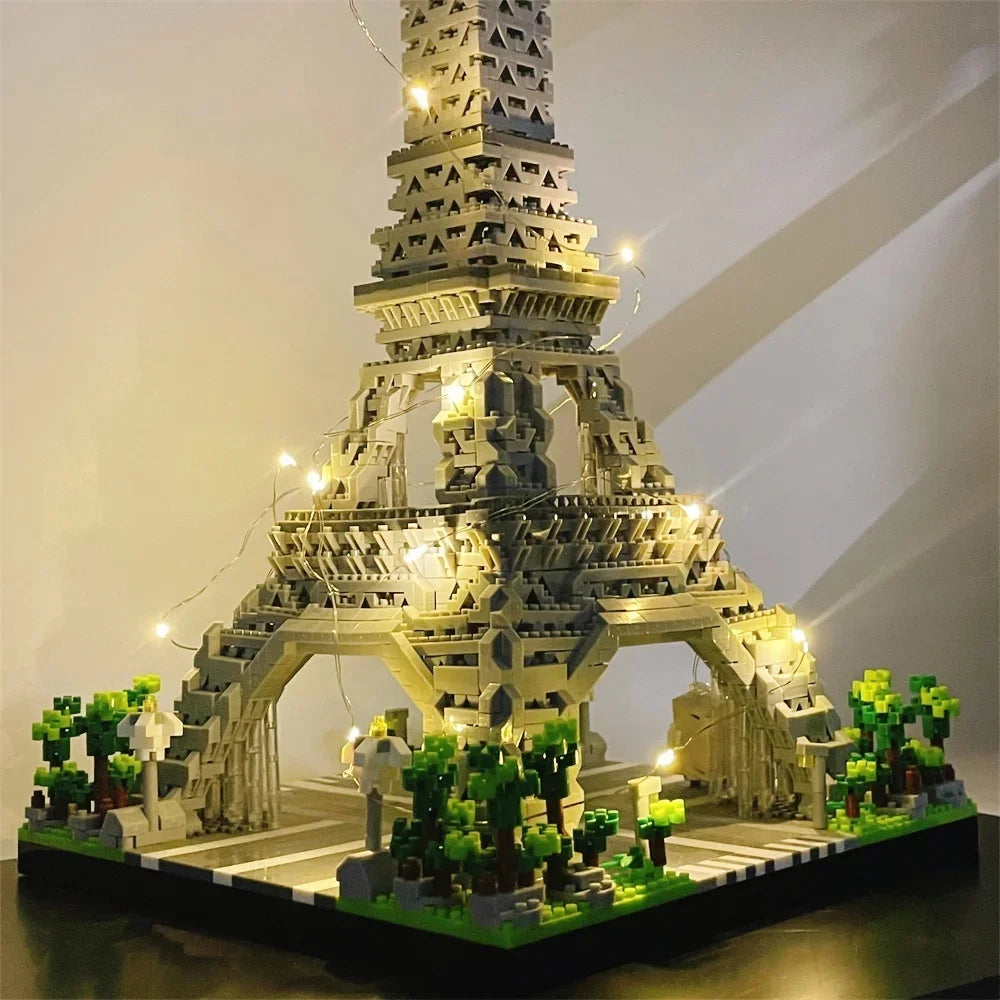 FTEX LED Eiffel Tower Micro Mini Building Blocks Set