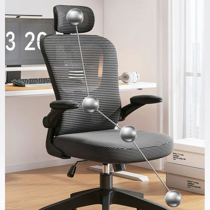 Office Chair with Lift Computer Lumbar Support - Furniture Things