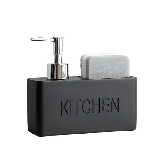 FTEX Modern Kitchen Soap Dispenser Set with Pump & Holder